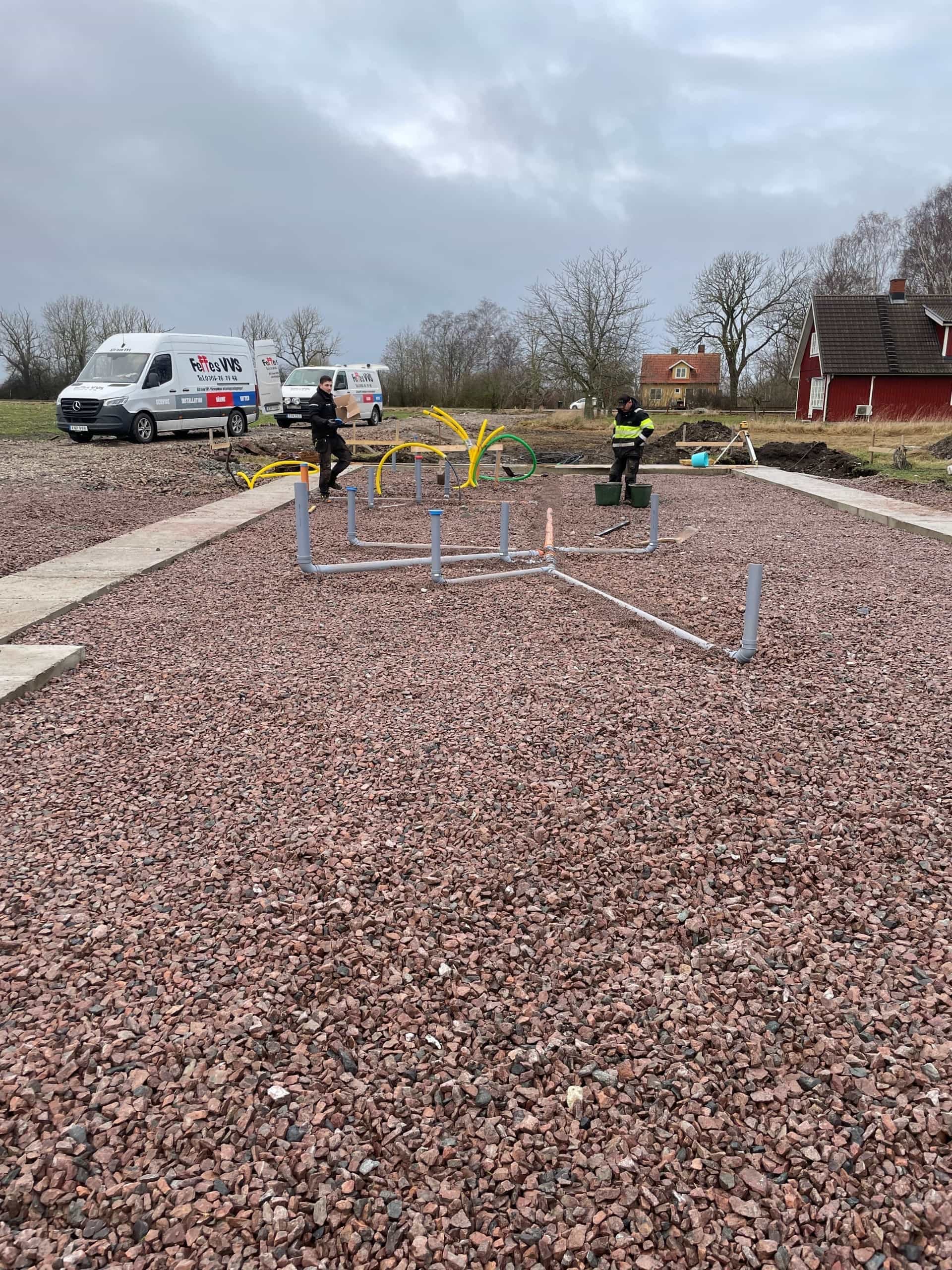 Feffes VVS på plats